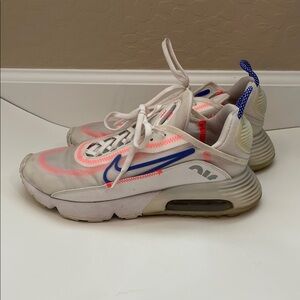 Nike Women’s Air Max 2090 White and Blue Sneakers